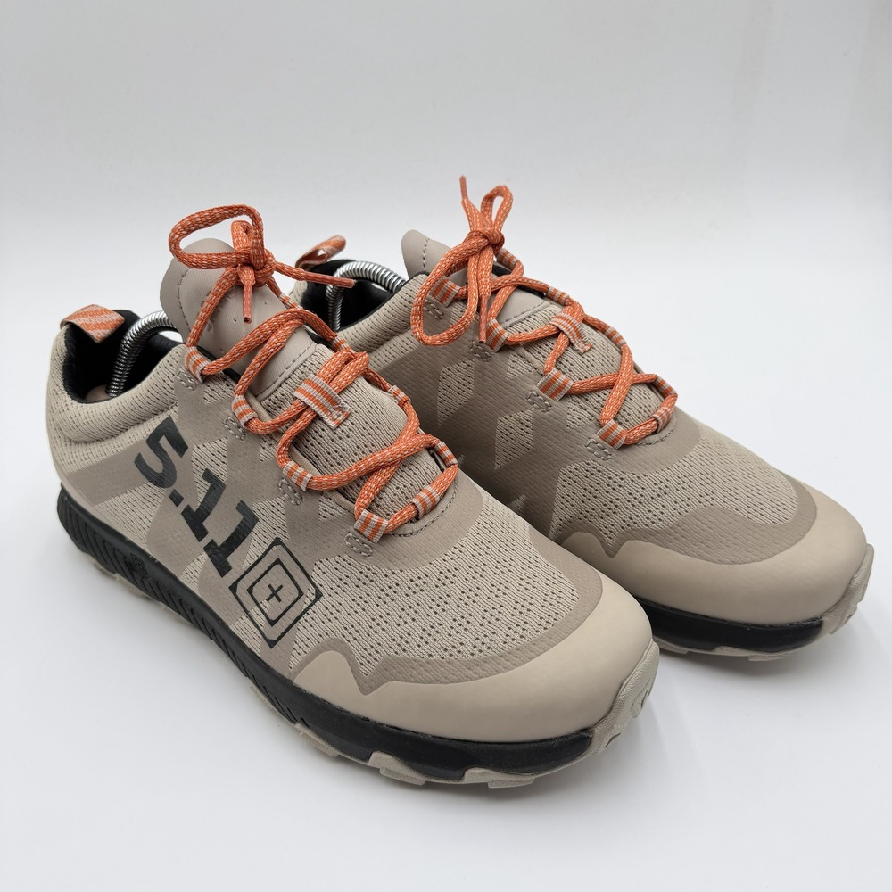 5.11 Tactical A/T Trainer Shoes Mens 9.5 Dune Tan Low Top Training Sneakers